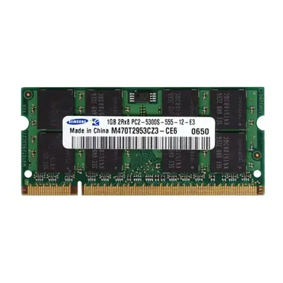 M470T2953CZ3-CE6 Samsung 1GB DDR2-667MHz SODIMM 2Rx8 CL5 Memory