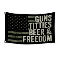 American Flag Pattern Garden Flag without Flagpole, Creative Flag for Home Garden Yard Decoration, Vanity Decor Accessories, ...