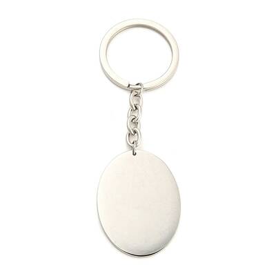 Tarnish Resistant 304 Stainless Steel Keychain