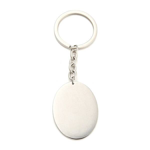 Tarnish Resistant 304 Stainless Steel Keychain