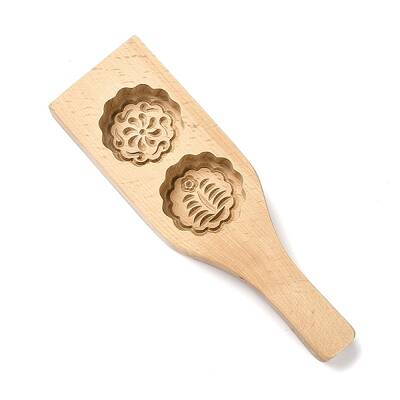Beech Wooden Press Mooncake Mold