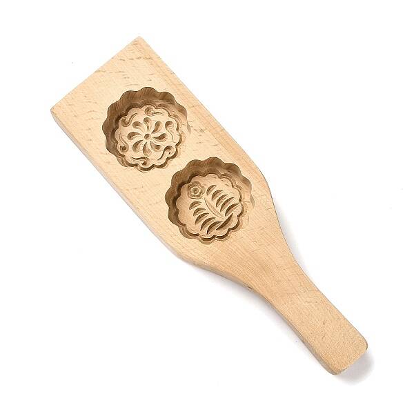 Beech Wooden Press Mooncake Mold