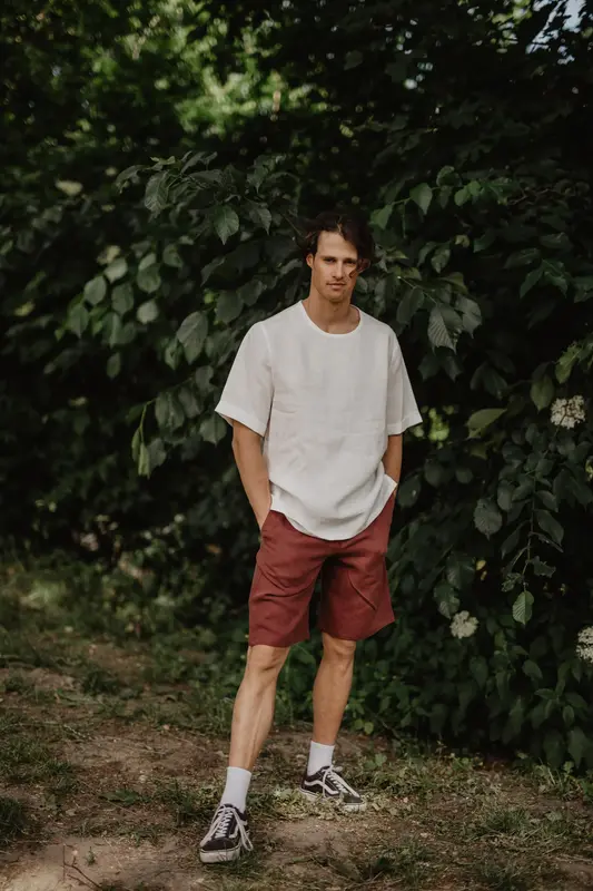 HERMES shorts in Terracotta | Size: M