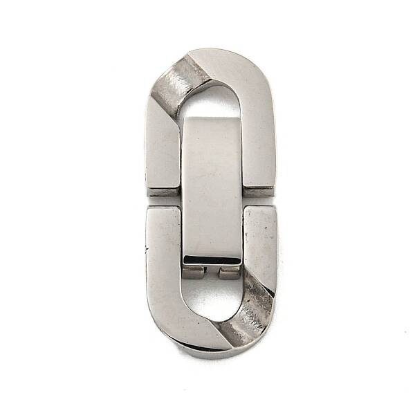 Non-Tarnish 304 Stainless Steel Fold Over Clasps