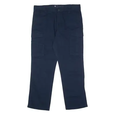 CARHARTT Cargo Workwear Mens Canvas Trousers Blue Relaxed Straight W36 L30