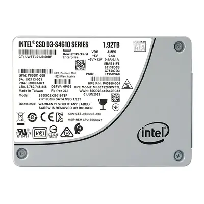 HP P05960-004 | 1.92TB Triple-Level Cell SATA 6Gb/s Mixed Use 2.5-inch Solid State Drive for ProLiant G8 G9 G10 Servers