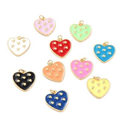 Real 18K Gold Plated Brass Pendants