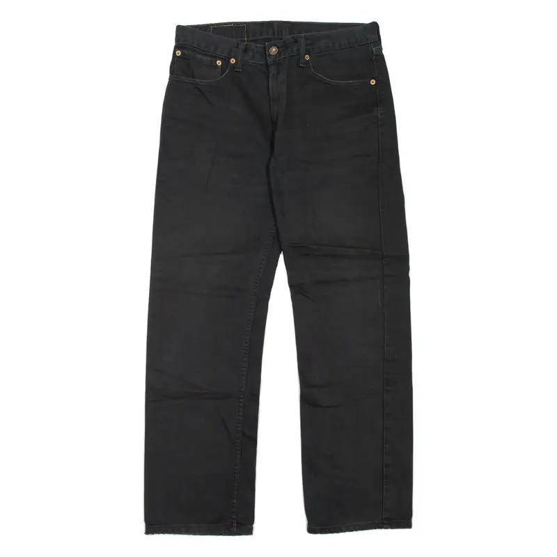 LEVI'S 751 02 Jeans Mens Black Regular Straight W33 L30