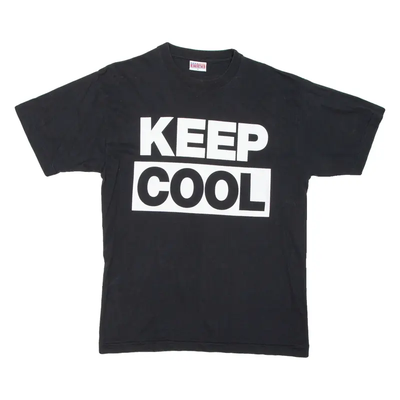 DETTO FATTO Keep Cool Mens T-Shirt Black M