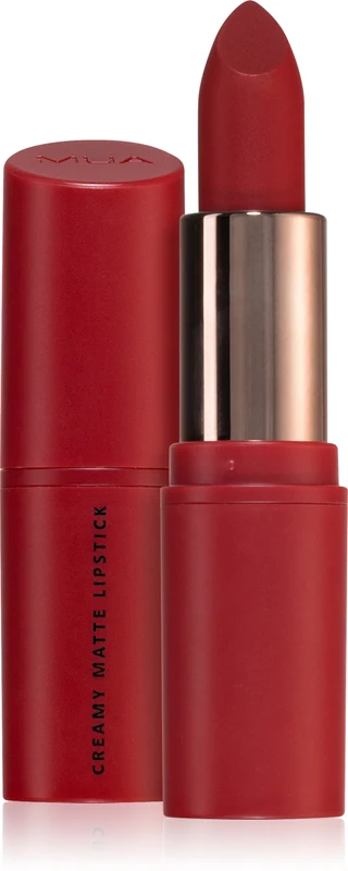 MUA Makeup Academy Creamy Matte Cream Lipstick Matte Effect Color Razzleberry 3.2 g