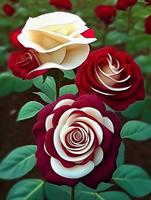 900 + Colorful Rose Seed_Flower Flower Bush Perennial Shrub Flowers Seed_Flower - Easy Grow