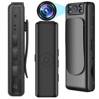 3 in 1 All Around Body Cam, 1 Count Rechargeable 1080P HD Portable Action Camera with 90° Rotatable Lens, Wearable Sports DV...