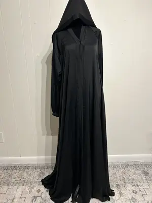 Liana 3-Piece Abaya Black