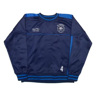 FEEL FREE FC Versoix Mens Sweatshirt Blue L
