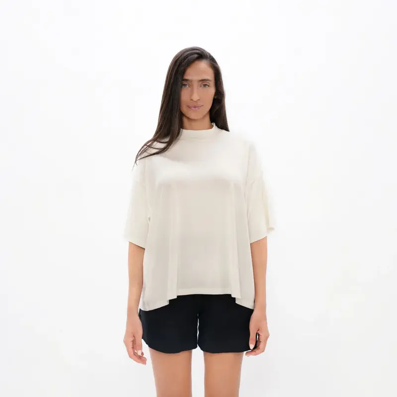 Beirut - Boxy Tee - Powder | Size: S