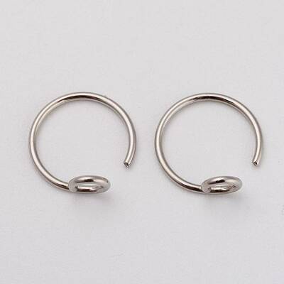 Tarnish Resistant 316L Surgical Stainless Steel Earring Hooks