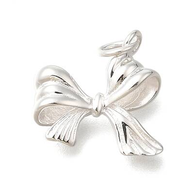 925 Sterling Silver Bowknot Charms