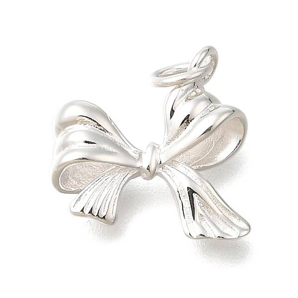 925 Sterling Silver Bowknot Charms