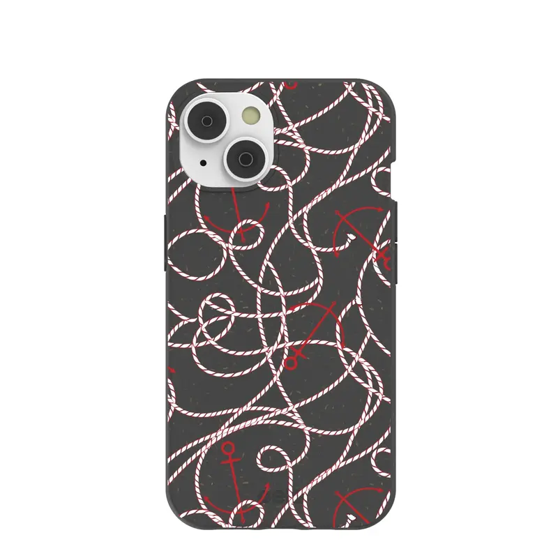 Black Anchor Lines iPhone 14/16e Case