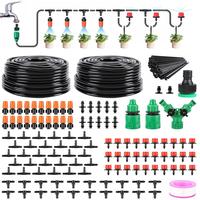 Drip Irrigation System, Drip Irrigation Kit Automatic Irrigation System for Garden, Adjustable Garden Watering Misting System...