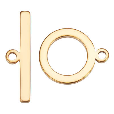 15 Sets 201 Stainless Steel Toggle Clasps