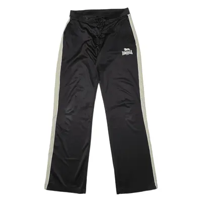 LONSDALE Tie Up Track Pants Black Bootcut Womens S W26 L32