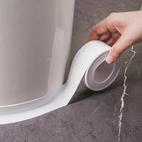 Self Adhesive Caulking Sealing Tape, 1 Count Waterproof Moisture Protection Toilet Sealing Tape, Home Essentials, Bathroom Si...