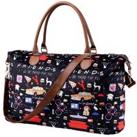 Weekender Bags Extra Large Stylish Travel Friends Duffle Bag with Shoulder Strap Foldable Carry on Travel Bag Lightweight Ove...