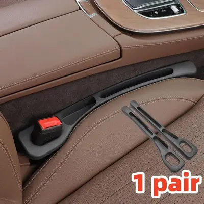 Car Seat Interval Filler, PU Leather Car Seat Interval Filling Storage Strip, Multifunctional Car Interior Storage Strip for ...