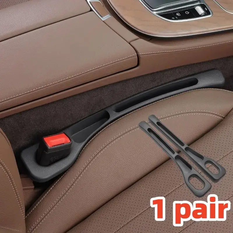 Car Seat Interval Filler, PU Leather Car Seat Interval Filling Storage Strip, Multifunctional Car Interior Storage Strip for ...