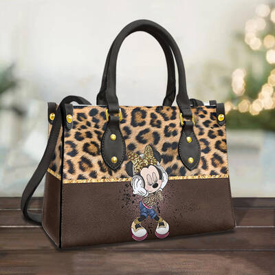 Vintage Disney Minnie Leopard Handbag