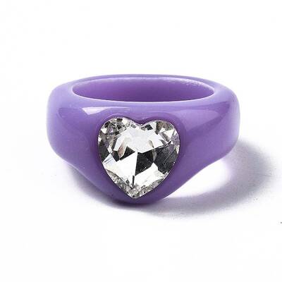 Opaque Acrylic Finger Rings