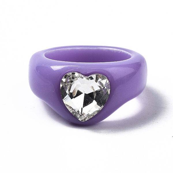 Opaque Acrylic Finger Rings