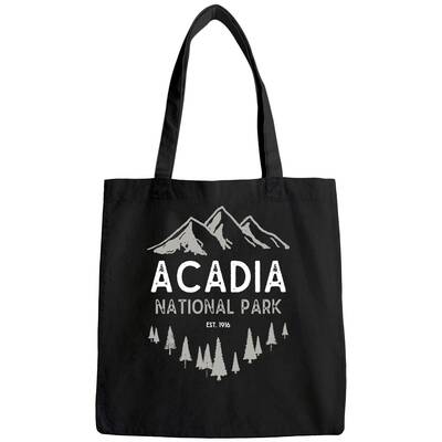 Acadia National Park Tote Bag Est 1916 Vintage Maine Tote Bag