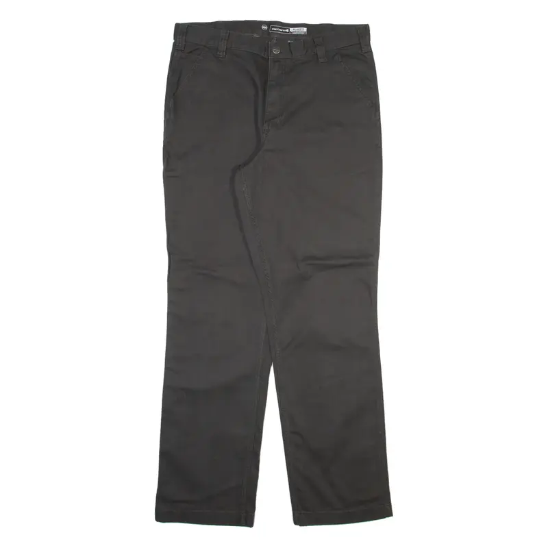 CARHARTT Mens Trousers Grey Relaxed Straight W36 L34