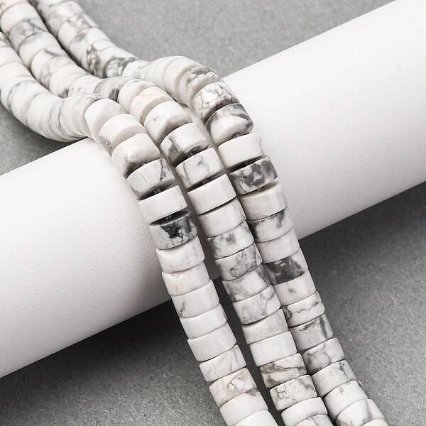 Natural Howlite Beads Strands