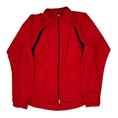 Nike Jacket - Large Red Polyester