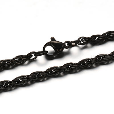 304 Stainless Steel Rope Chain  Necklaces