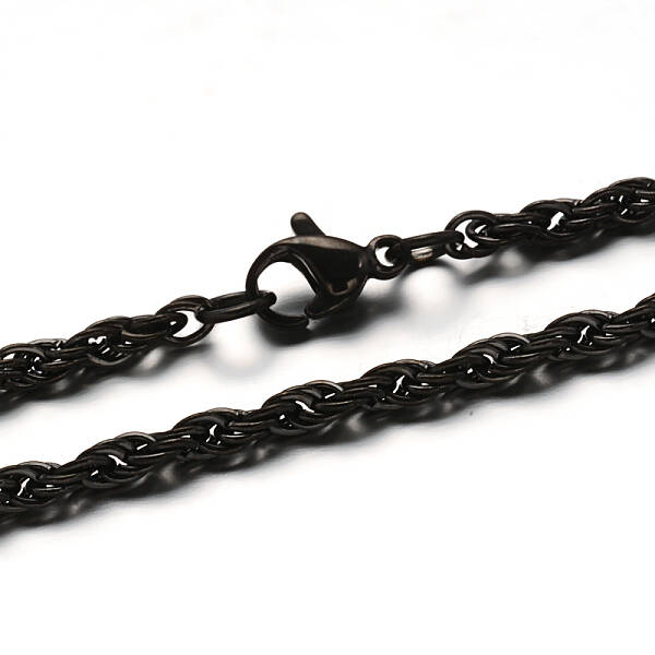 304 Stainless Steel Rope Chain  Necklaces