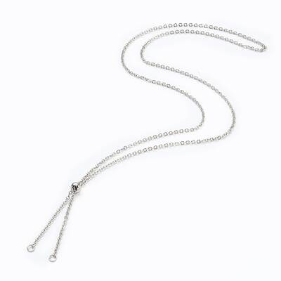 Tarnish Resistant 304 Stainless Steel Slider Necklace Making