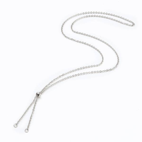 Tarnish Resistant 304 Stainless Steel Slider Necklace Making