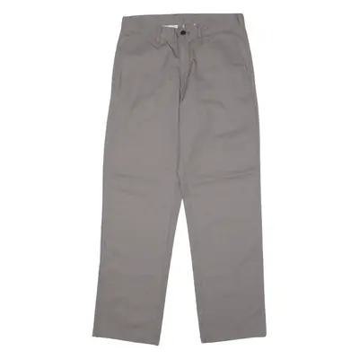 DICKIES Workwear Mens Twill Trousers Grey Slim Straight W30 L30