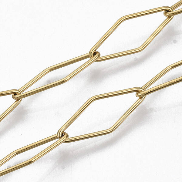 201 Stainless Steel Rhombus Link Chains