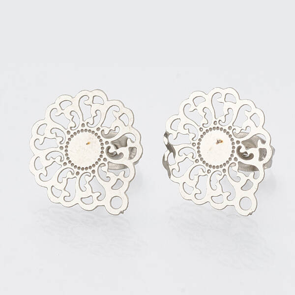 Non-Tarnish 304 Stainless Steel Stud Earring Findings