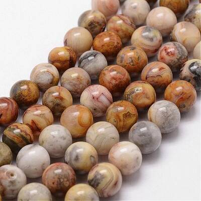 Natural Crazy Lace Agate Beads Strands