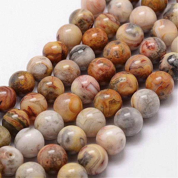 Natural Crazy Lace Agate Beads Strands