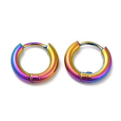 Ion Plating(IP) Titanium Alloy Huggie Hoop Earrings for Women