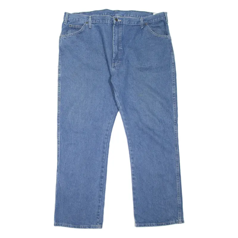 DICKIES Workwear Mens Jeans Blue Relaxed Straight W42 L30