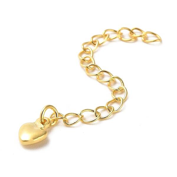 Rack Plating Brass Curb Chain Extender