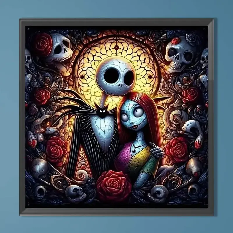 DIY 5D Diamond Arts Colorful Painting Kit without Frame, Cartoon Characters Pattern Diamond Arts Crafts Kit, Wall Art Decorat...